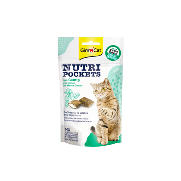 GIM CAT NUTRI POCKETS WITH CATNIP