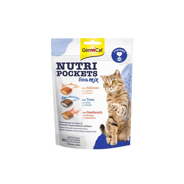 GIMCAT NUTRIPOCKETS SEA MIX