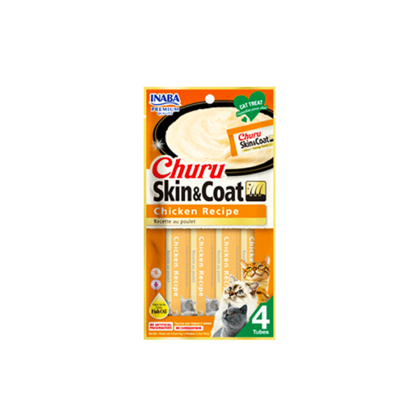 INABA CHURU SKIN & COAT TREAT CHICKEN RECIPE