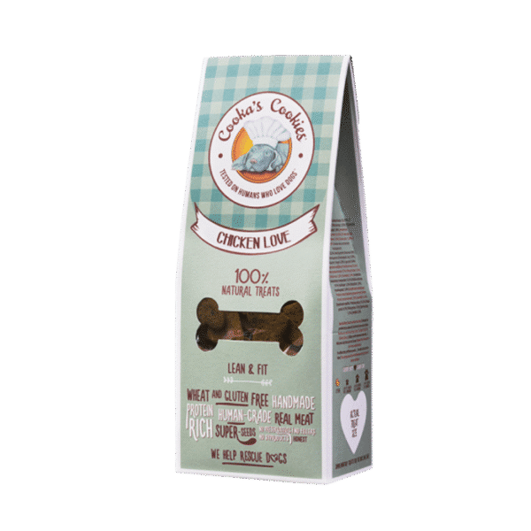 COOKAS COOKIES CHICKEN LOVE  100G