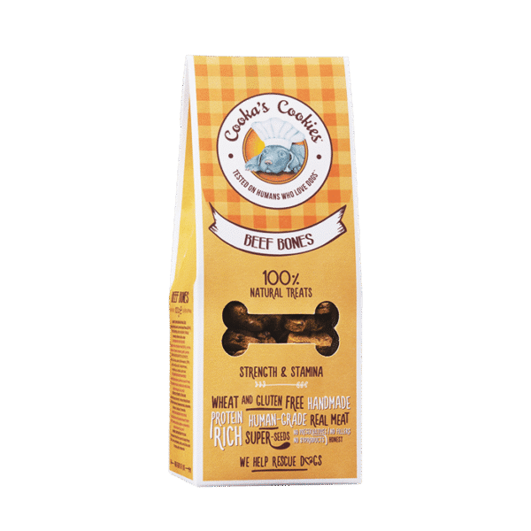 COOKAS COOKIES BEEF BONES 100G