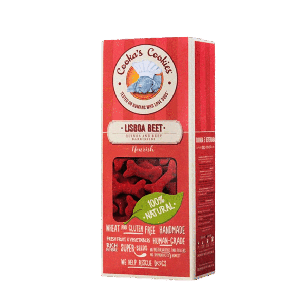 COOKAS COOKIES LISBOA BEET BISCUITS 100G