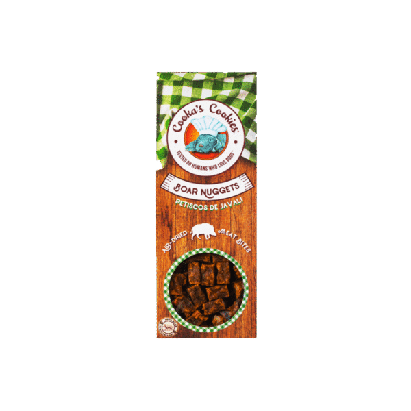 COOKAS COOKIES AIR DRIED BOAR NUGGETS 60G
