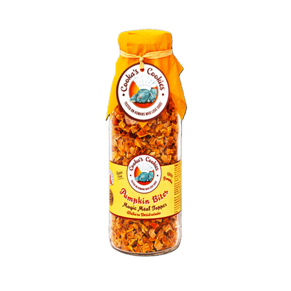 COOKAS COOKIES PUMPKIN BITES 180G
