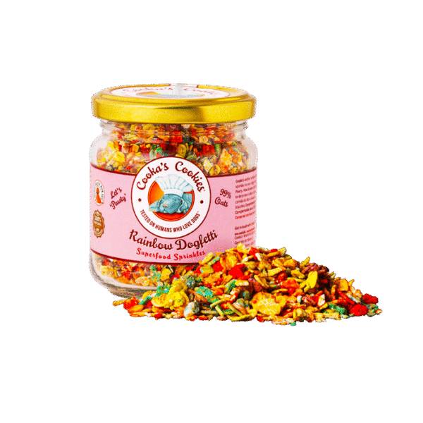 COOKAS COOKIES RAINBOW DOGFETTI 90G