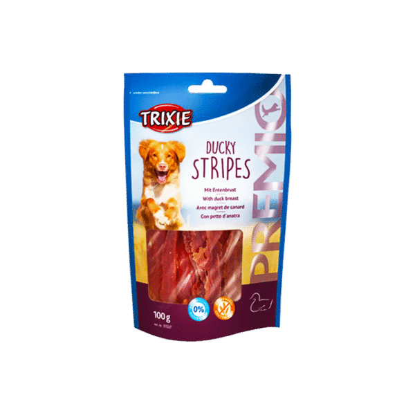 TRIXIE PREMIO CHEW STRIPES DUCK 100G