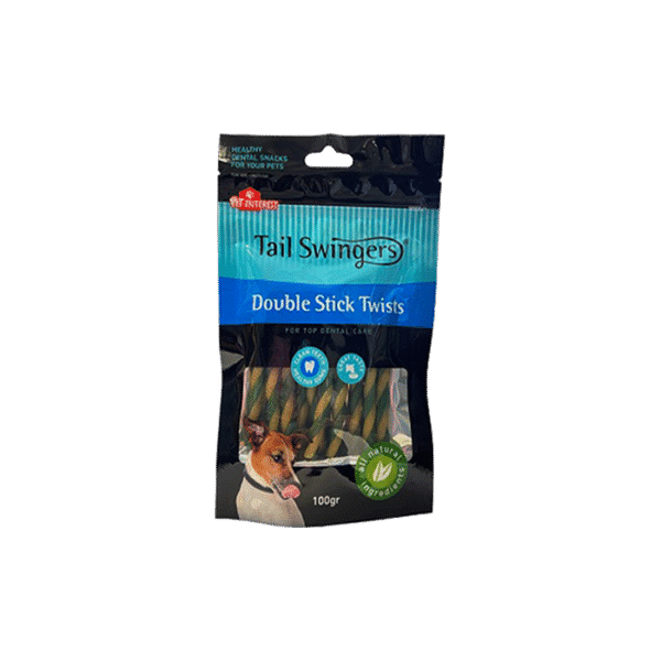 TAIL SWINGERS DOUBLE TWISTS DENTAL 100G