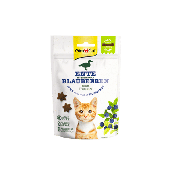 GIMCAT SOFT SNACKS DUCK & BLUEBERRY