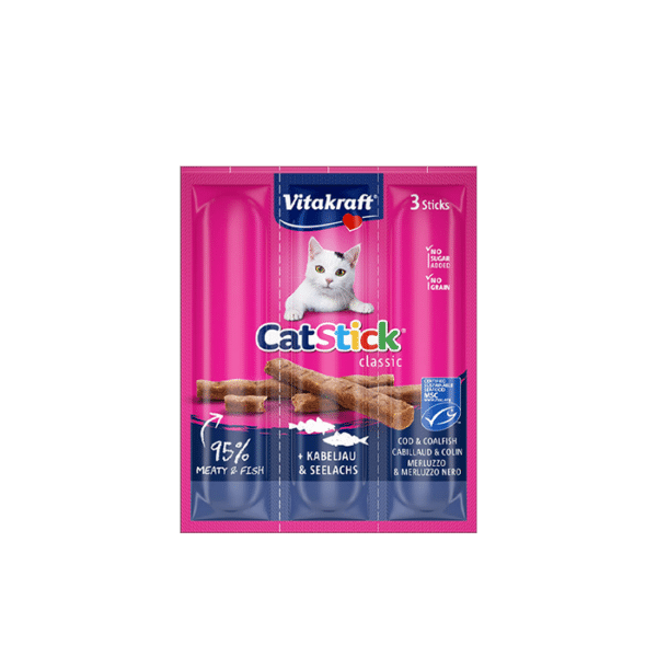 VITAKRAFT CAT STICKS MINI COD & TUNA
