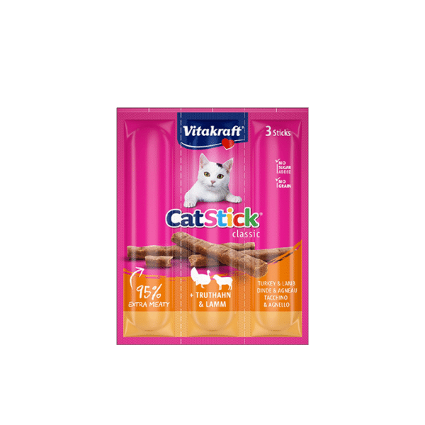 VITAKRAFT CAT STICKS CLASSIC TURKEY & LAMB