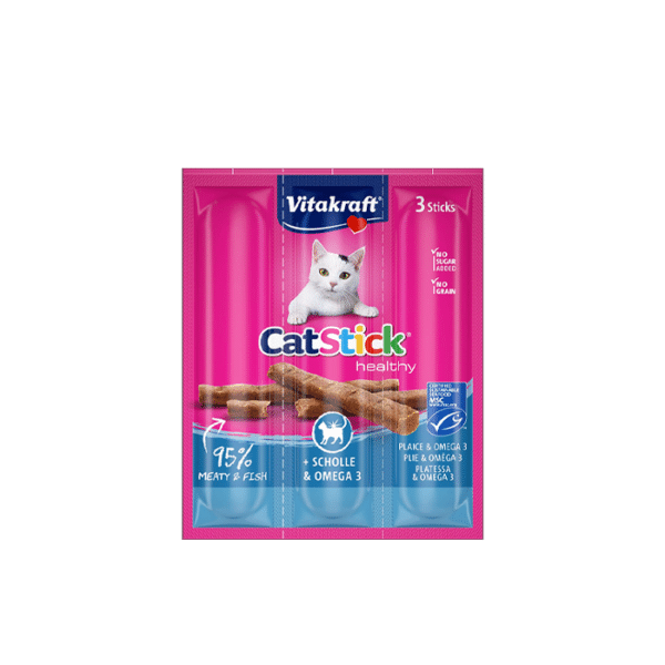 VITAKRAFT CATSTICK MINI PLAICE & OMEGA 3