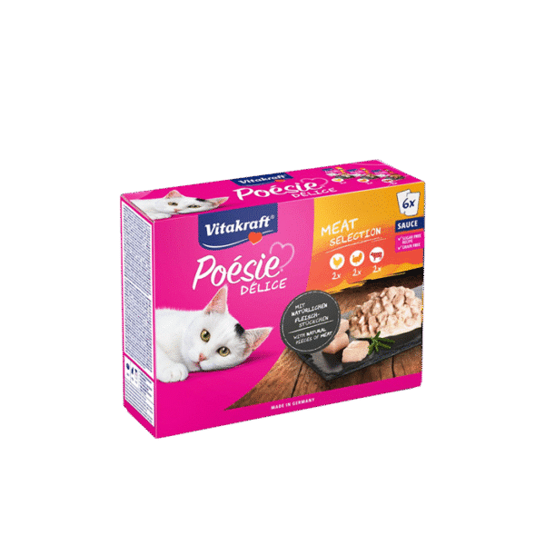 VITAKRAFT POESIE DELICE SELECTION MEAT 6*85G