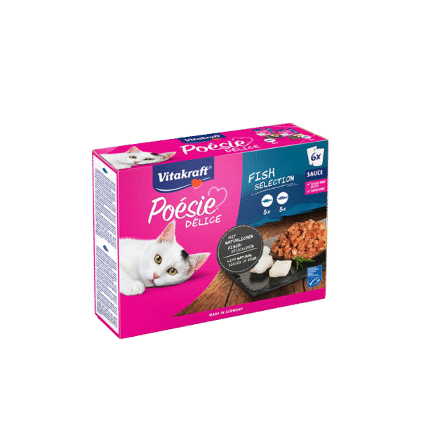 VITAKRAFT POESIE DELICE SELECTION FISH 6*85G