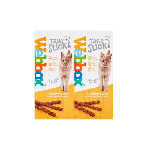 WEBBOX TASTY STICKS WITH CHICKEN & LIVER
