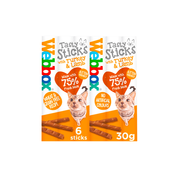 WEBBOX TASTY STICKS WITH TURKEY & LAMB