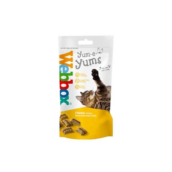 WEBBOX  YUM-E-YUMS SEMI MOIST TREAT CHEESE