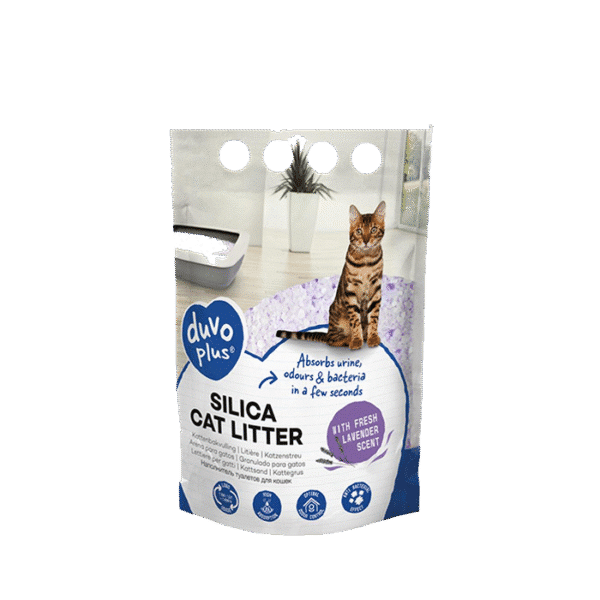 DUVO CAT LITTER SILICA CRYSTAL LAVENDER
