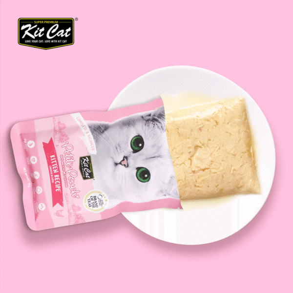 KIT CAT PETITE POUCH KITTEN RECIPE CHICKEN IN ASPIC 70G - Image 2