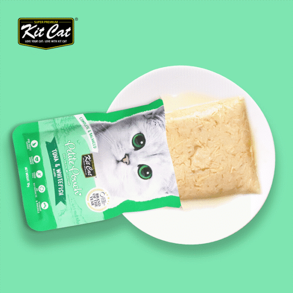 KIT CAT PETITE POUCH TUNA & WHITEFISH 70G - Image 2