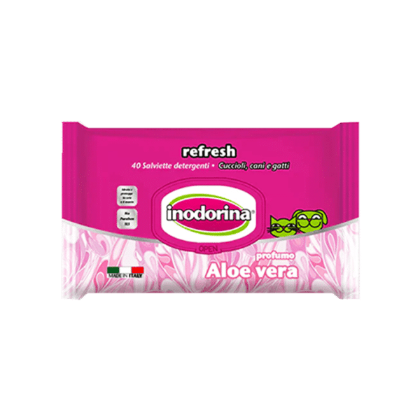 INODORINA SALVIETTE ALOE VERA 40 SHEETS