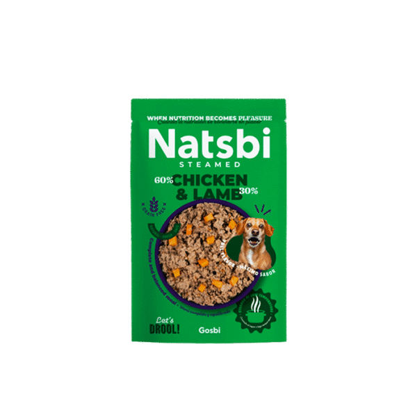 NATSBI STEAMED CHICKEN & LAMB 200G