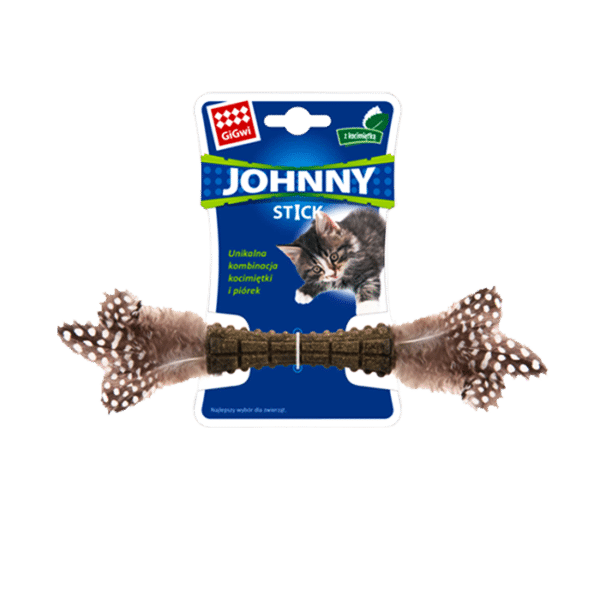 GIGWI JHONNY STICK WITH CATNIP