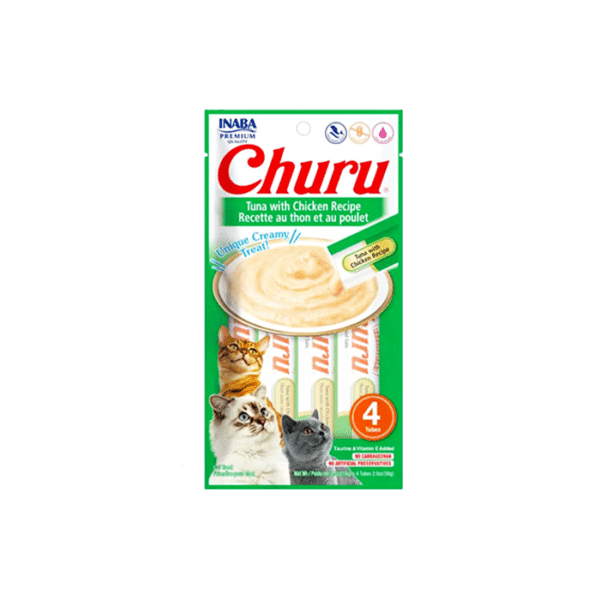INABA CHURU CREAMY TREAT CHICKEN & TUNA