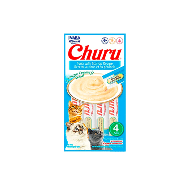 INABA CHURU CREAMY TREAT TUNA & SCALLOP