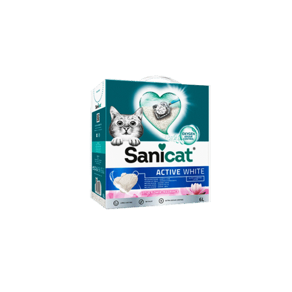 SANICAT ACTIVE WHITE LOTUS FLOWER CAT LITTER
