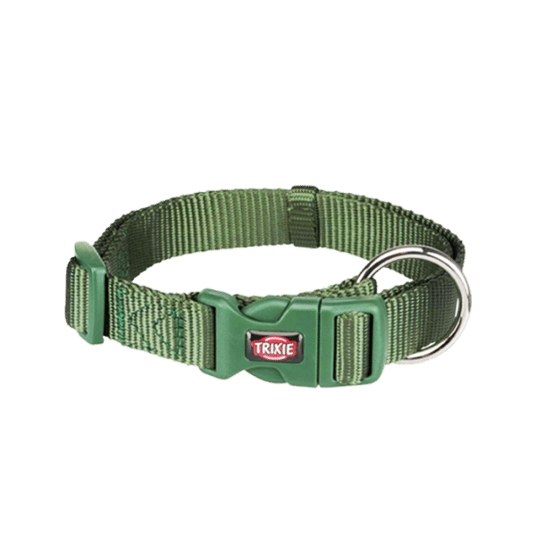 TRIXIE PREMIUM COLLAR RAINFOREST GREEN  L-XLARGE