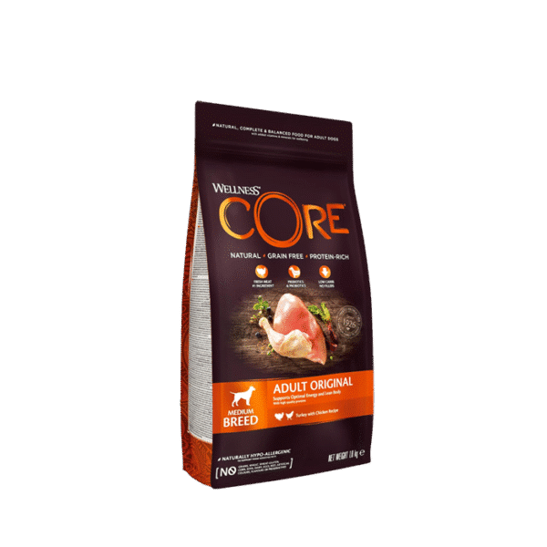 WELLNESS CORE DOG ADULT MEDIUM TURKEY & CHICKEN 1.8KG