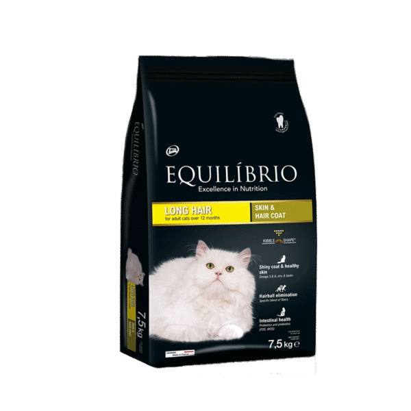 EQUILIBRIO ADULT SKIN & LONG HAIR  CHICKEN 7.5KG