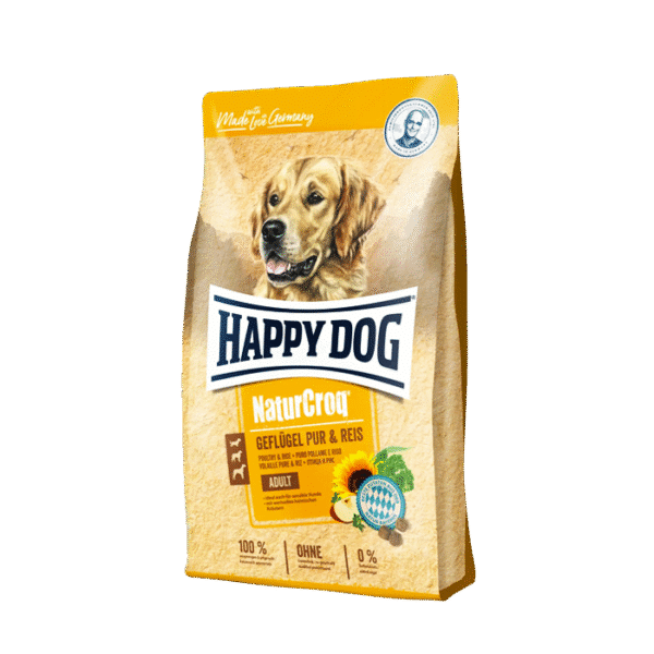 HAPPY DOG NATURCROQ CHICKEN & RICE  4 KG
