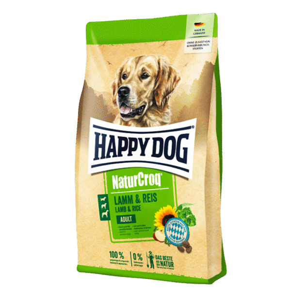 HAPPY DOG ADULT NATURCROQ LAMB & RICE 15 KG