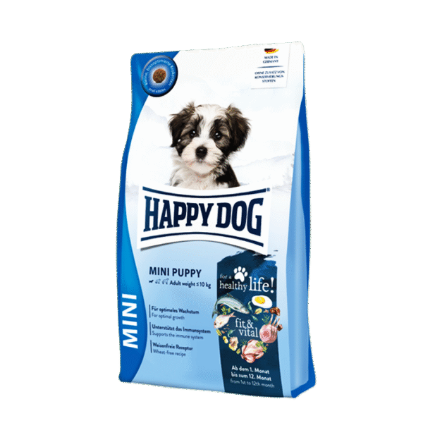 HAPPY DOG MINI-PUPPY ADULT FIT & VITAL 4KG