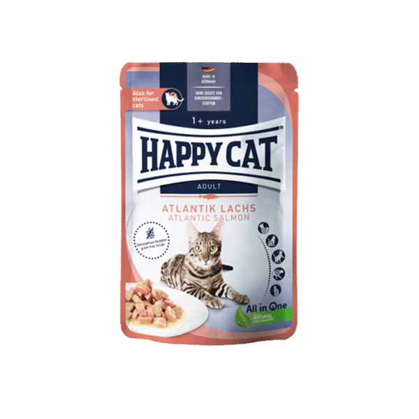 HAPPY CAT ADULT ATLANTIC SALMON 85G