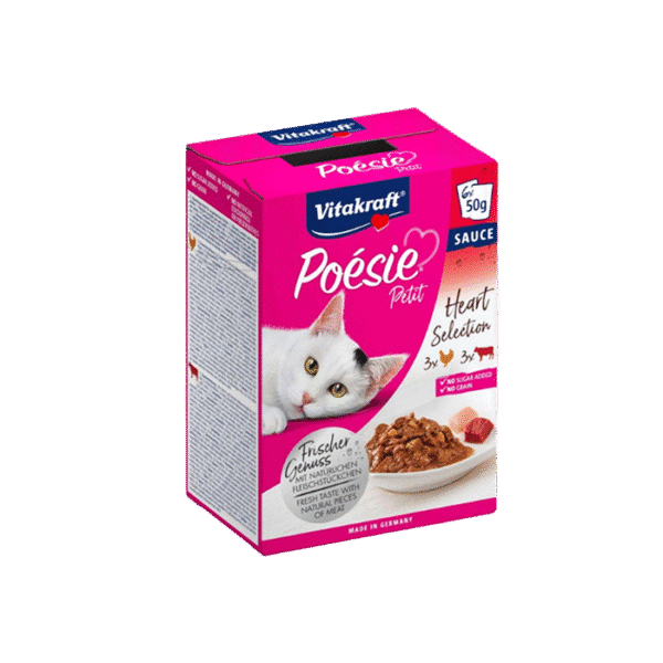 VITAKRAFT POESIE PETIT BEEF & CHICKEN 6*50G