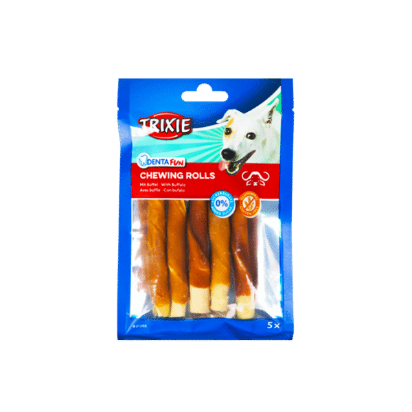 TRIXIE DENTA FUN CHEW ROLLS BUFFALO 5*70G