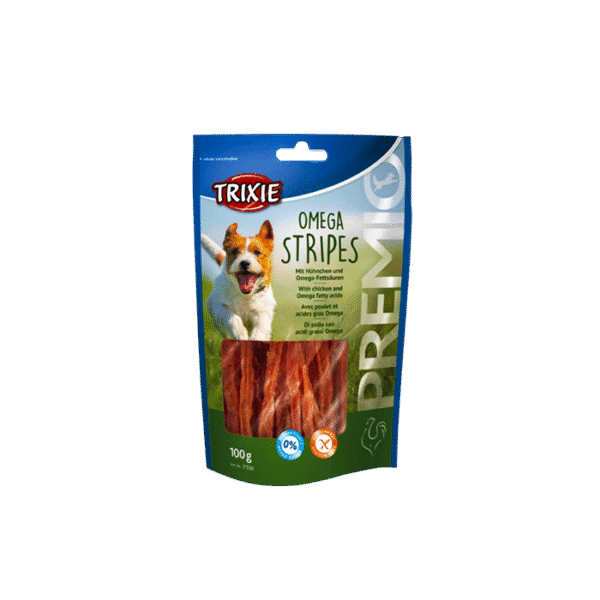 TRIXIE PREMIO CHEW STRIPES OMEGA 100G