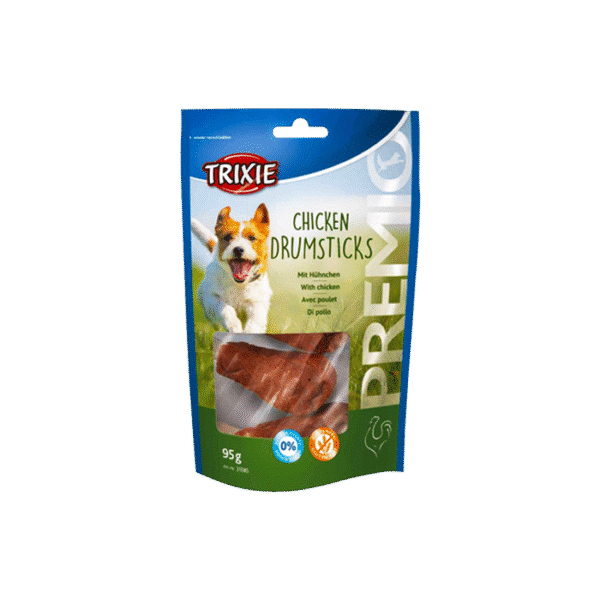 TRIXIE PREMIO CHEW DRUMSTICKS CHICKEN 95G