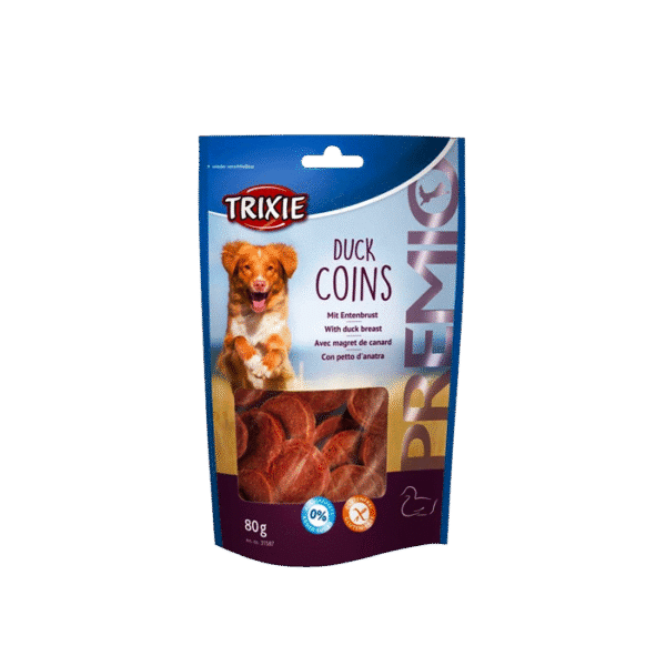 TRIXIE PREMIO CHEW COINS DUCK 80G