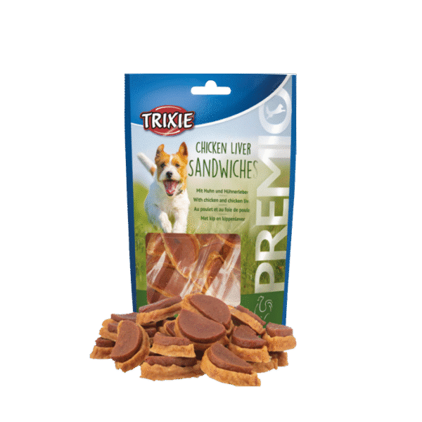 TRIXIE PREMIO SANDWICHES CHICKEN LIVER 100G