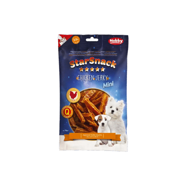 STARSNACK MINI JERKIES CHICKEN 70G