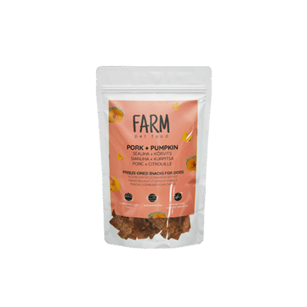 FARM PET TREATS PORK & PUMPKIN 80G