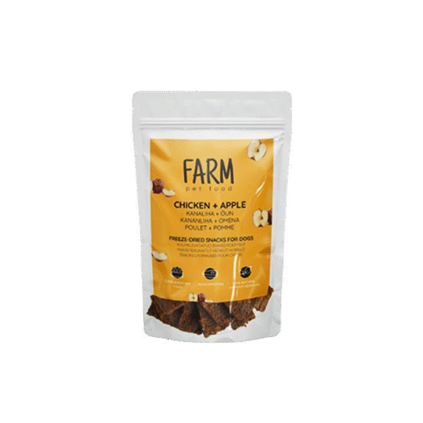 FARM PET TREATS CHICKEN & APPLE 80G