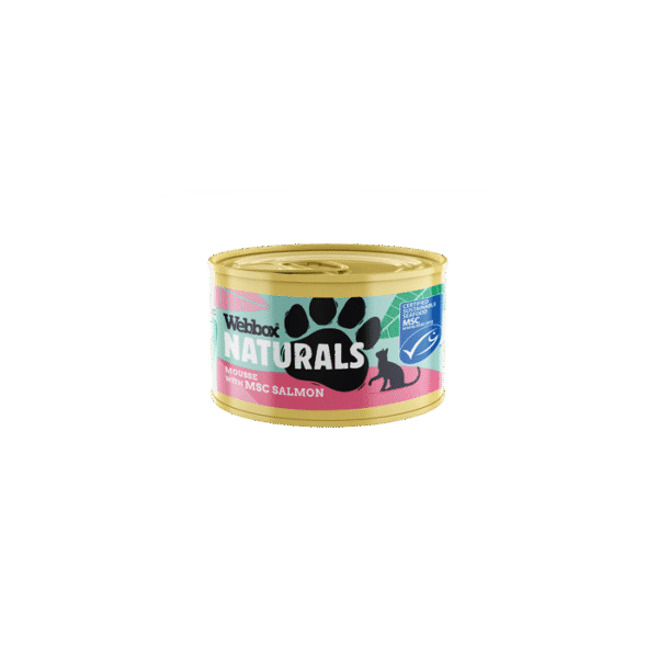 WEBBOX NATURALS MOUSSE SALMON 85G