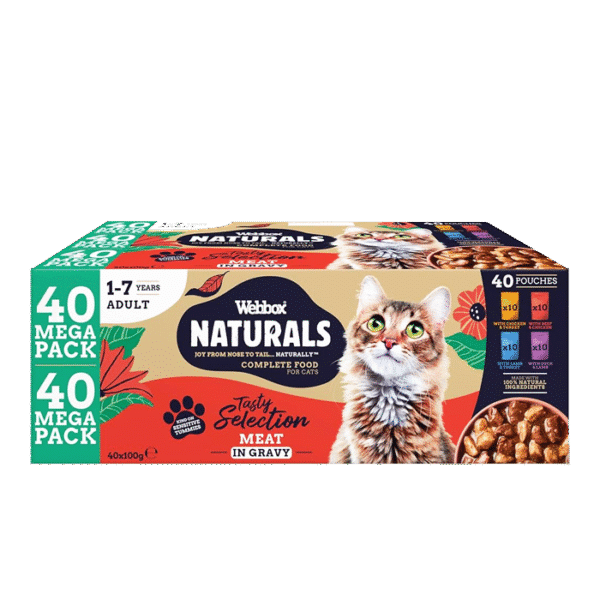 WEBBOX NATURALS ADULTMEGA MEAT SELECTION 40*100G