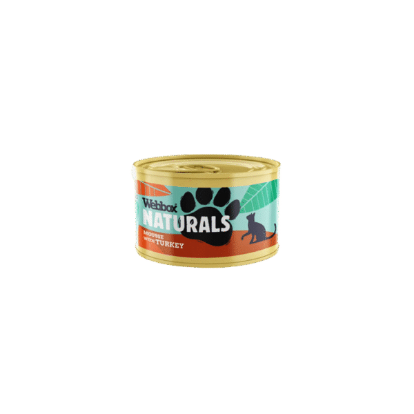 WEBBOX NATURALS MOUSSE TURKEY 85G