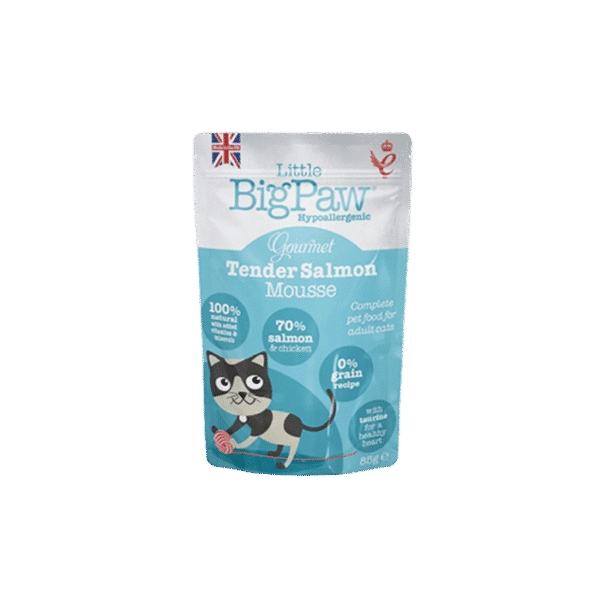 BIGPAW TENDER MOUSSE HYPOALLERGENIC SALMON 85G