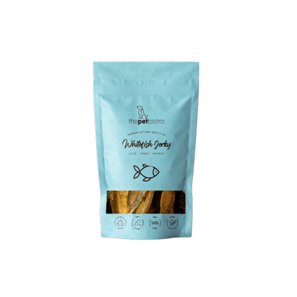 THE PET BISTRO JERKIES WHITEFISH 100G